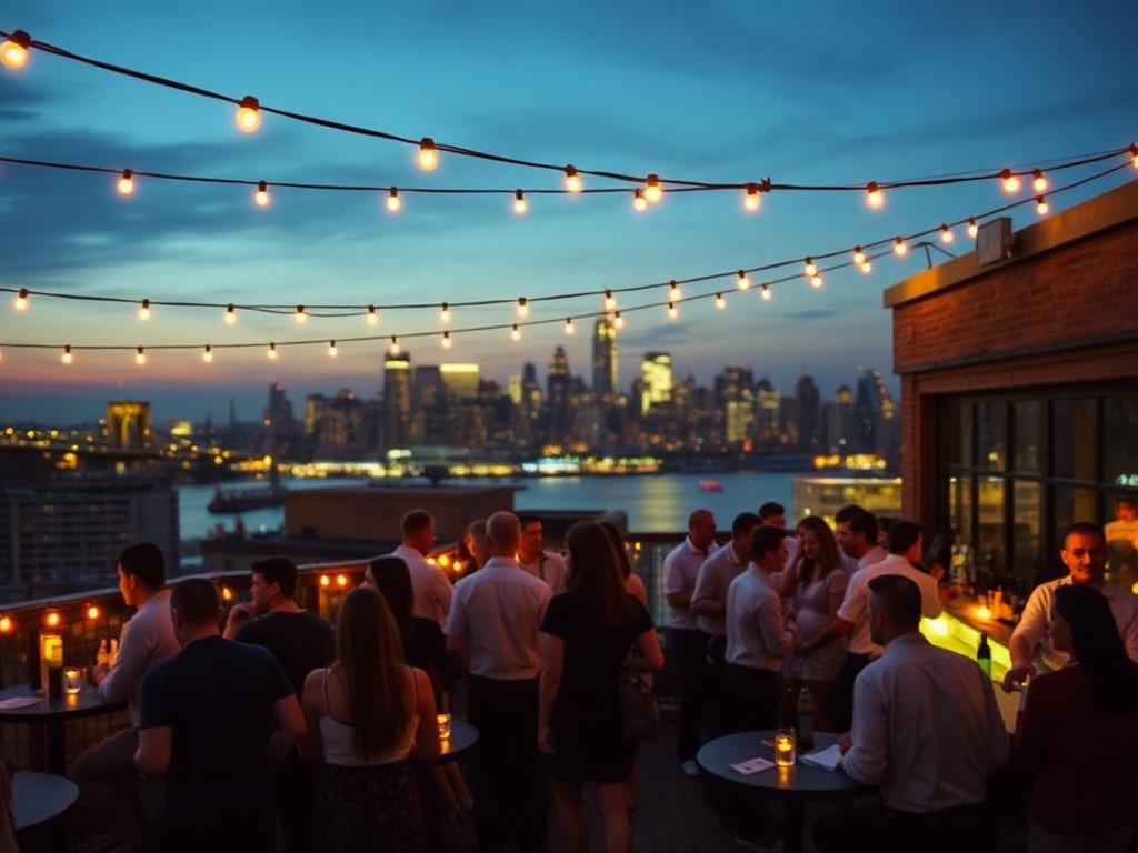 Rooftop at Blue Hour